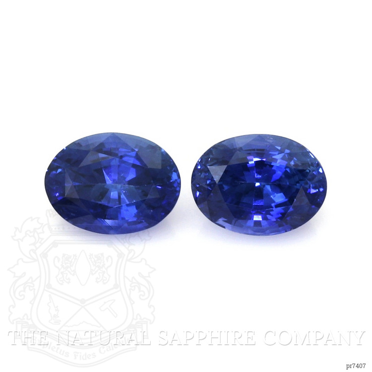 4.71 Ct.Tw. Blue Sapphire Pair from Ceylon (Sri Lanka)