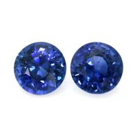 3.26&nbsp;Ct.Tw.Total Carat Weight Blue Sapphire Pair from Ceylon (Sri Lanka) Video