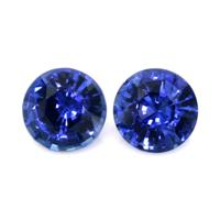 2.87&nbsp;Ct.Tw.Total Carat Weight Blue Sapphire Pair from Ceylon (Sri Lanka) Video