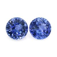 3.02&nbsp;Ct.Tw.Total Carat Weight Blue Sapphire Pair from Ceylon (Sri Lanka) Video