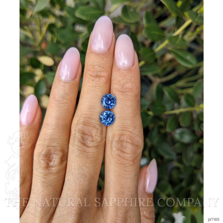 3.02 Ct.Tw. Blue Sapphire Pair from Ceylon (Sri Lanka)
