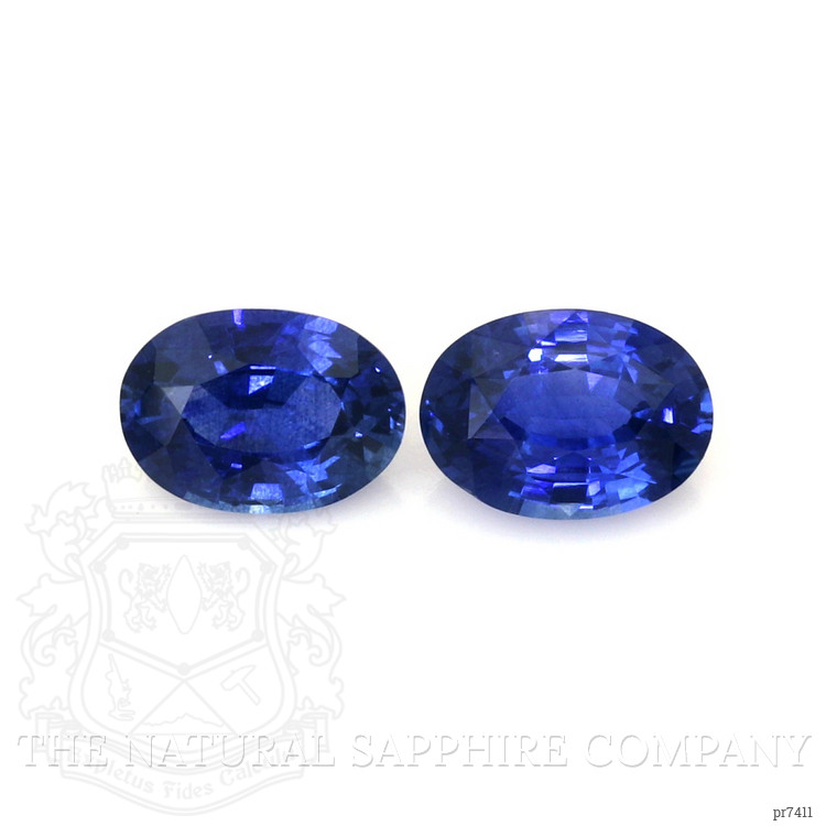 1.87 Ct.Tw. Blue Sapphire Pair from Ceylon (Sri Lanka)