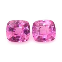 4.06&nbsp;Ct.Tw.Total Carat Weight Pink Sapphire Pair from Ceylon (Sri Lanka) Video