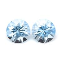 1.55 Ct.Tw.Total Carat Weight Aquamarine Pair from Brazil Video