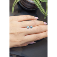 1.55 Ct.Tw.Total Carat Weight Aquamarine Pair from Brazil Life Style