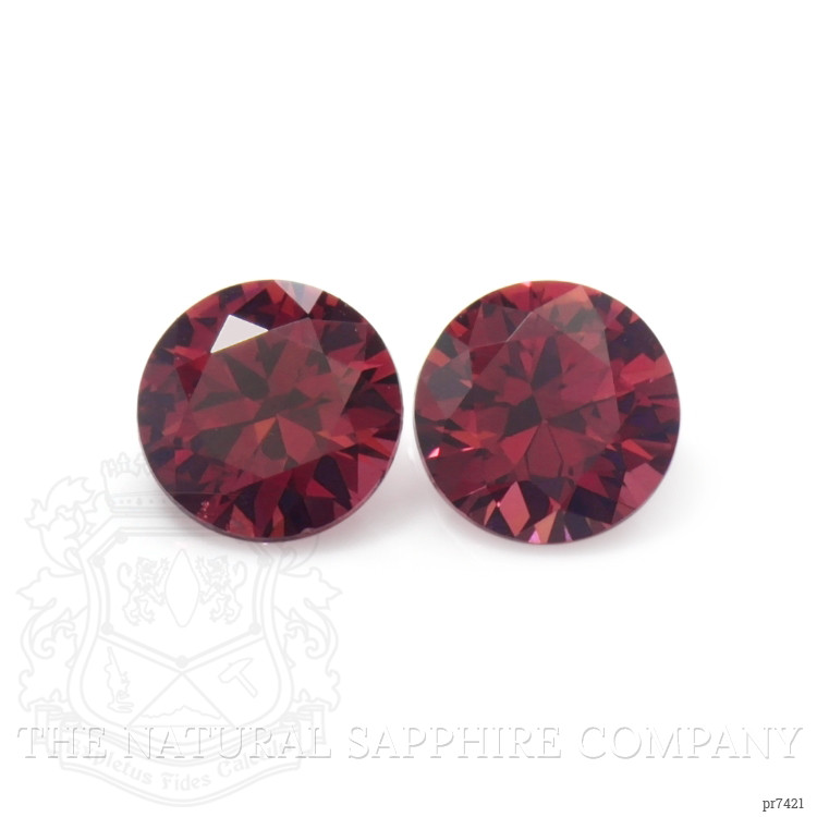 0.65 Ct.Tw. Garnet Pair from Ceylon (Sri Lanka)
