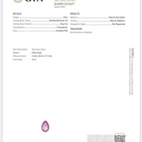 4.98&nbsp;Ct.Tw.Total Carat Weight Purplish Pink Sapphire Pair from Ceylon (Sri Lanka) Scan Report