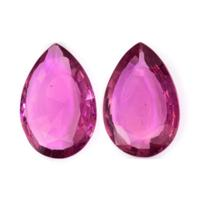 4.98&nbsp;Ct.Tw.Total Carat Weight Purplish Pink Sapphire Pair from Ceylon (Sri Lanka) Video