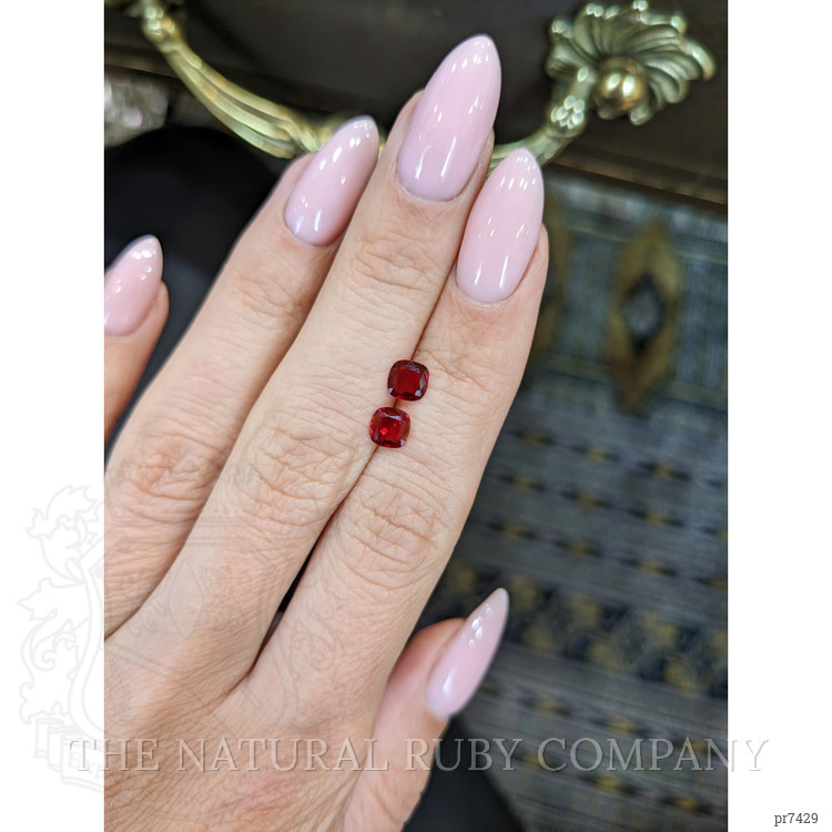 1.02 Ct.Tw. Ruby Pair from Mozambique