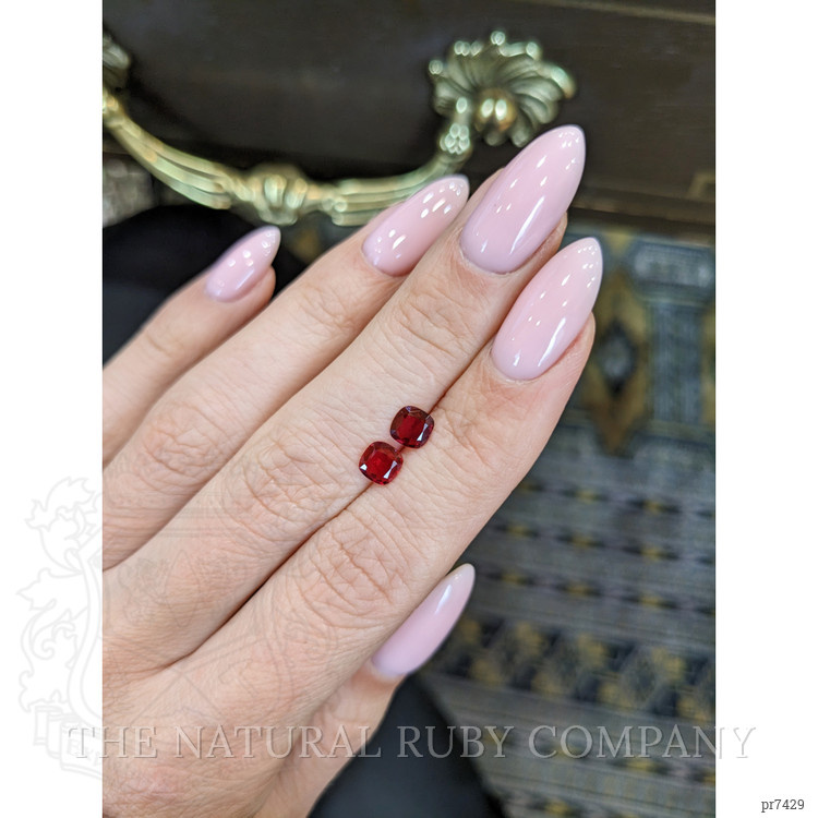 1.02 Ct.Tw. Ruby Pair from Mozambique