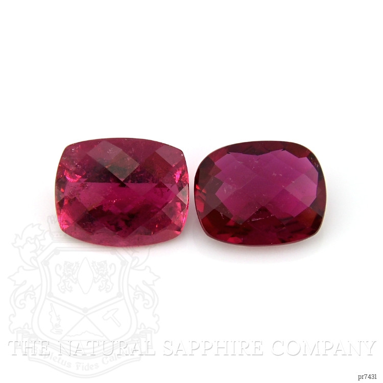 10.02 Ct.Tw. Rubellite Tourmaline Pair from Brazil