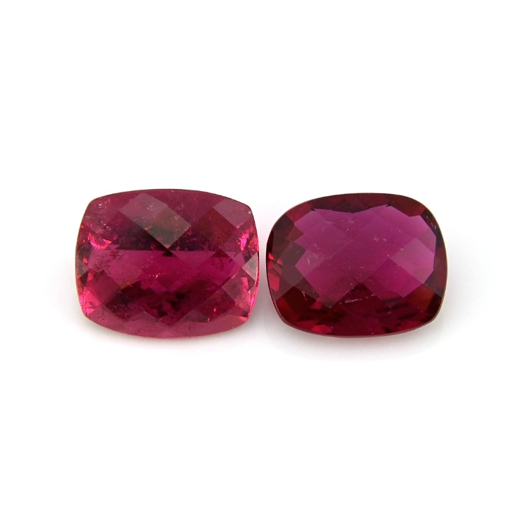 10.02 Ct.Tw. Rubellite Tourmaline Pair from Brazil