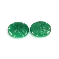 9.12 Ct.Tw.Total Carat Weight Emerald Pair from Madagascar Video