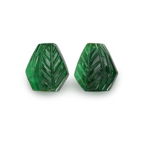 5.98 Ct.Tw.Total Carat Weight Emerald Pair from Madagascar Video