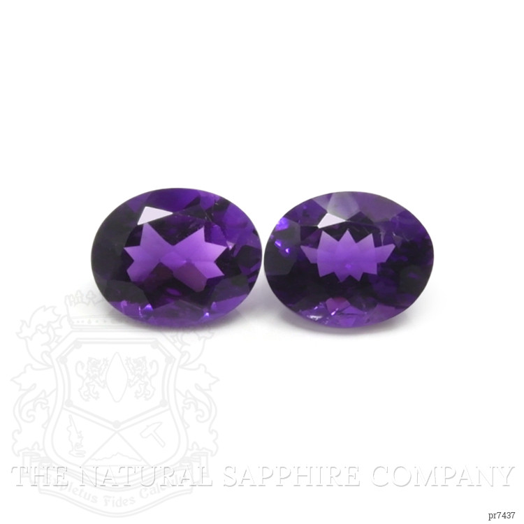 4.54 Ct.Tw. Amethyst Pair from Brazil