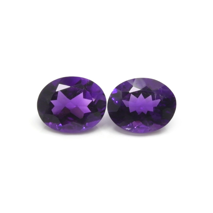 4.54 Ct.Tw. Amethyst Pair from Brazil