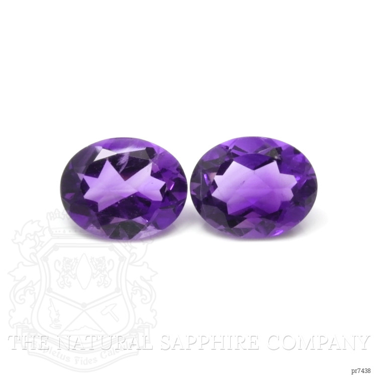 4.67 Ct.Tw. Amethyst Pair from Brazil