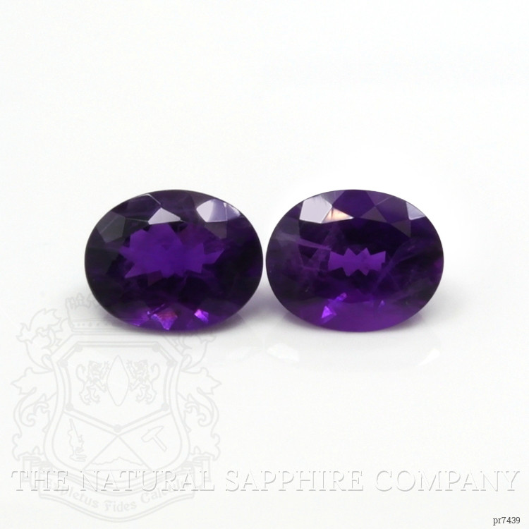 4.67 Ct.Tw. Amethyst Pair from Brazil
