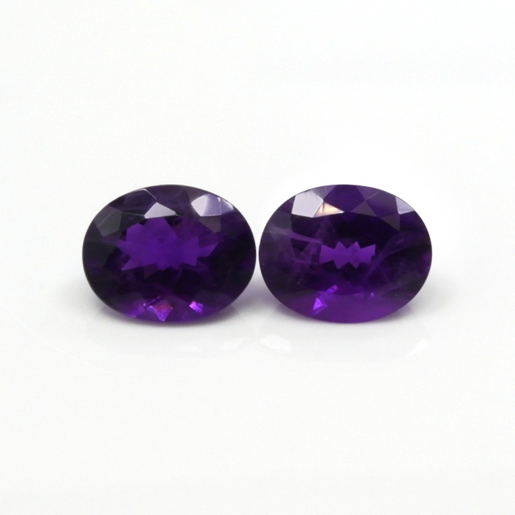 4.67 Ct.Tw. Amethyst Pair from Brazil