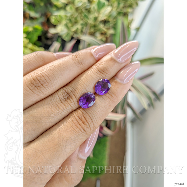 4.99 Ct.Tw. Amethyst Pair from Brazil