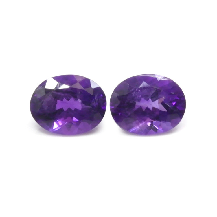 4.50 Ct.Tw. Amethyst Pair from Brazil