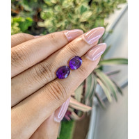 4.50 Ct.Tw.Total Carat Weight Amethyst Pair from Brazil Life Style
