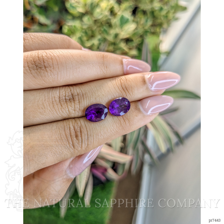 4.50 Ct.Tw. Amethyst Pair from Brazil