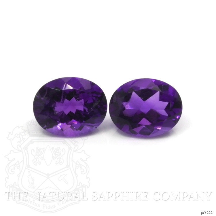4.95 Ct.Tw. Amethyst Pair from Brazil