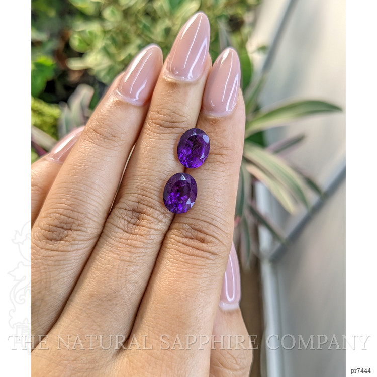 4.95 Ct.Tw. Amethyst Pair from Brazil