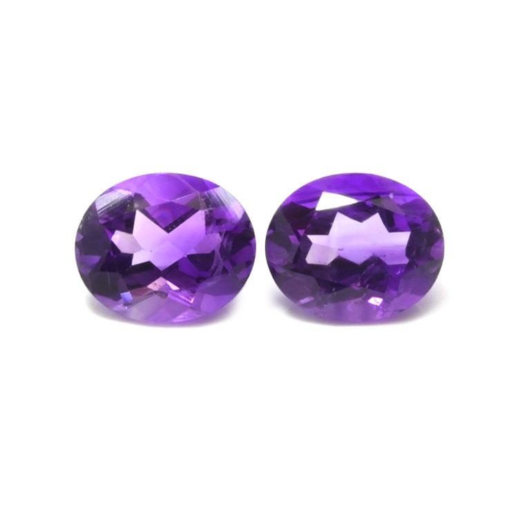 9.29 Ct.Tw. Amethyst Pair from Brazil