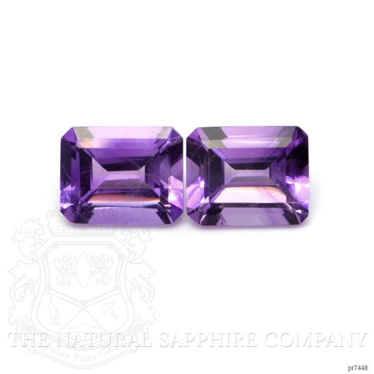 5.78 Ct.Tw. Amethyst Pair from Brazil