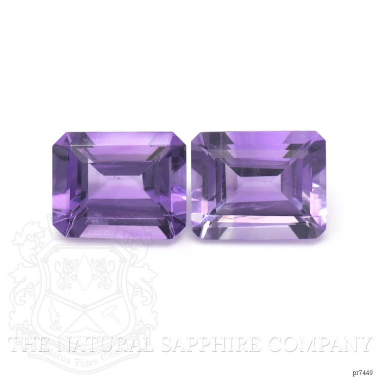 5.80 Ct.Tw. Amethyst Pair from Brazil