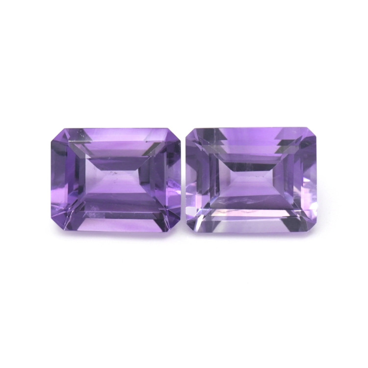 5.80 Ct.Tw. Amethyst Pair from Brazil