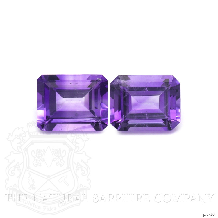 5.68 Ct.Tw. Amethyst Pair from Brazil