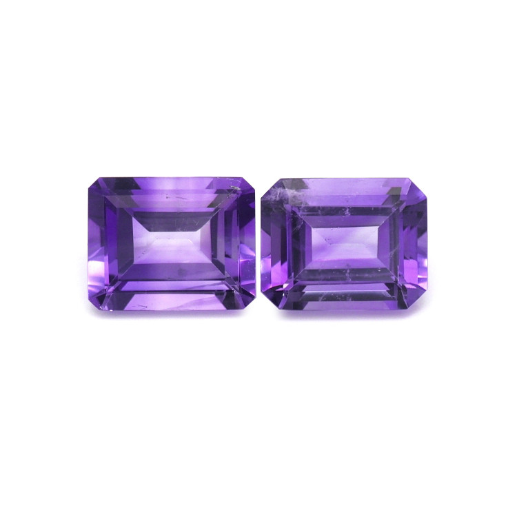 5.68 Ct.Tw. Amethyst Pair from Brazil