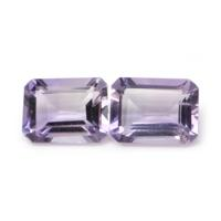 2.39 Ct.Tw.Total Carat Weight Amethyst Pair from Brazil Video