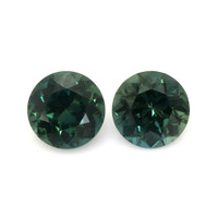 3.14&nbsp;Ct.Tw.Total Carat Weight Bluish Green Sapphire Pair from Ceylon (Sri Lanka) Video