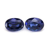 5.80&nbsp;Ct.Tw.Total Carat Weight Blue Sapphire Pair from Ceylon (Sri Lanka) Video