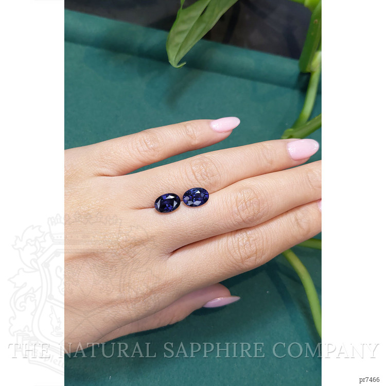 5.80 Ct.Tw. Blue Sapphire Pair from Ceylon (Sri Lanka)