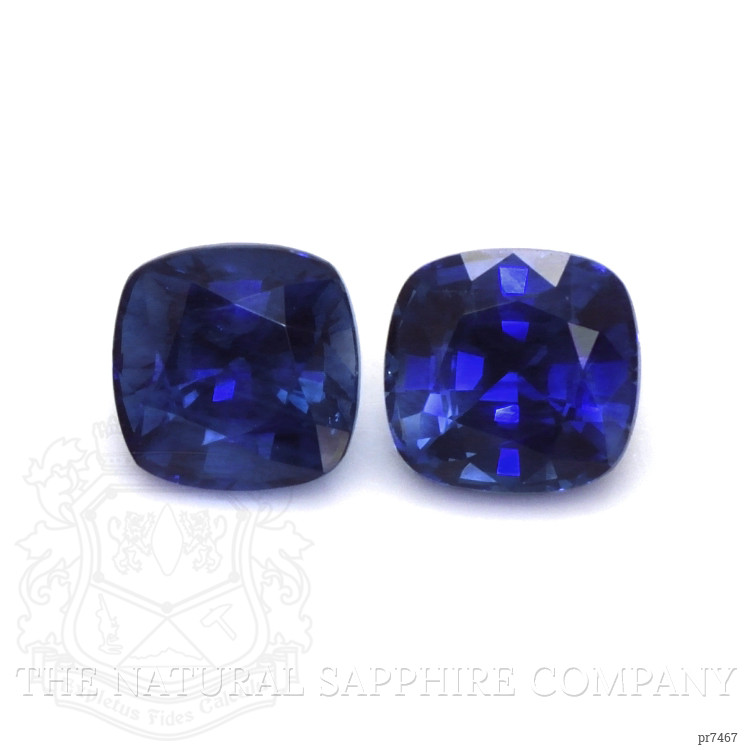 4.04 Ct.Tw. Blue Sapphire Pair from Ceylon (Sri Lanka)