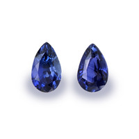 6.44&nbsp;Ct.Tw.Total Carat Weight Blue Sapphire Pair from Ceylon (Sri Lanka) Video