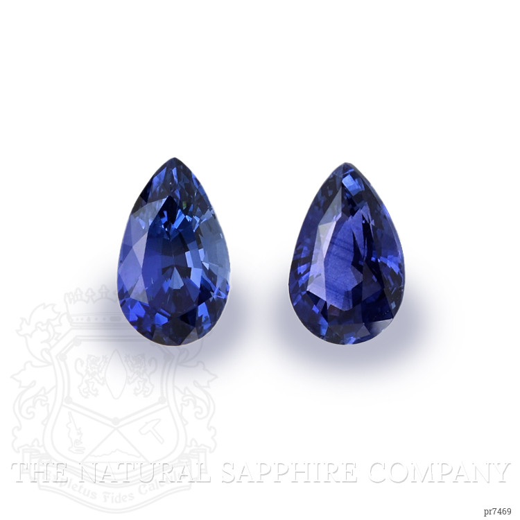 6.44 Ct.Tw. Blue Sapphire Pair from Ceylon (Sri Lanka)