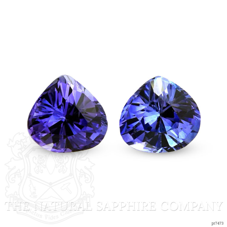 3.06 Ct.Tw. Blue Sapphire Pair from Ceylon (Sri Lanka)
