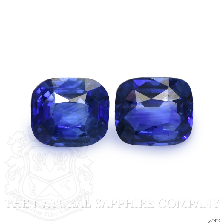 2.89 Ct.Tw. Blue Sapphire Pair from Ceylon (Sri Lanka)