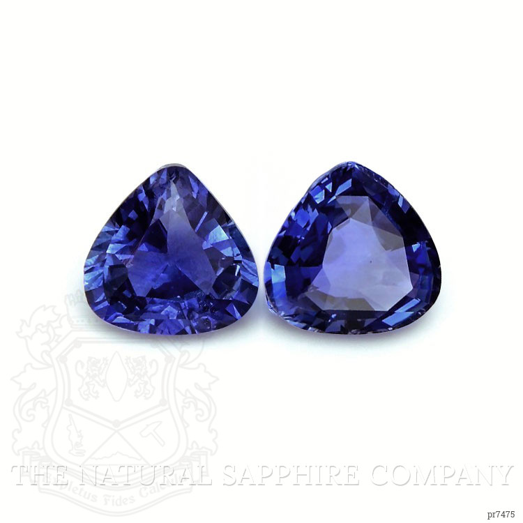 3.18 Ct.Tw. Blue Sapphire Pair from Ceylon (Sri Lanka)