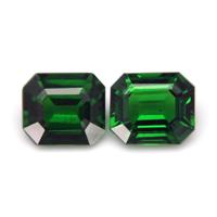 2.60 Ct.Tw.Total Carat Weight Tsavorite Garnet Pair from Madagascar Video