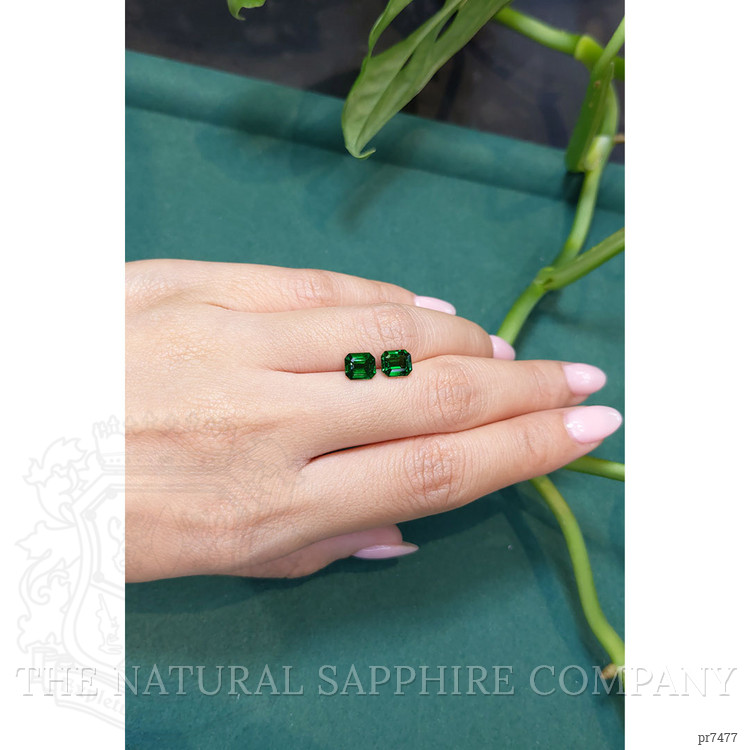 2.60 Ct.Tw. Tsavorite Garnet Pair from Madagascar