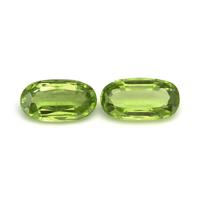 8.75 Ct.Tw.Total Carat Weight Peridot Pair from Madagascar Video