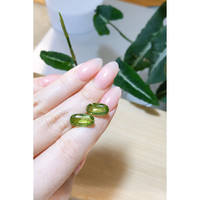 8.75 Ct.Tw.Total Carat Weight Peridot Pair from Madagascar Life Style