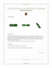 2.69 Ct.Tw.Total Carat Weight Tsavorite Garnet Pair from Madagascar Appraisal